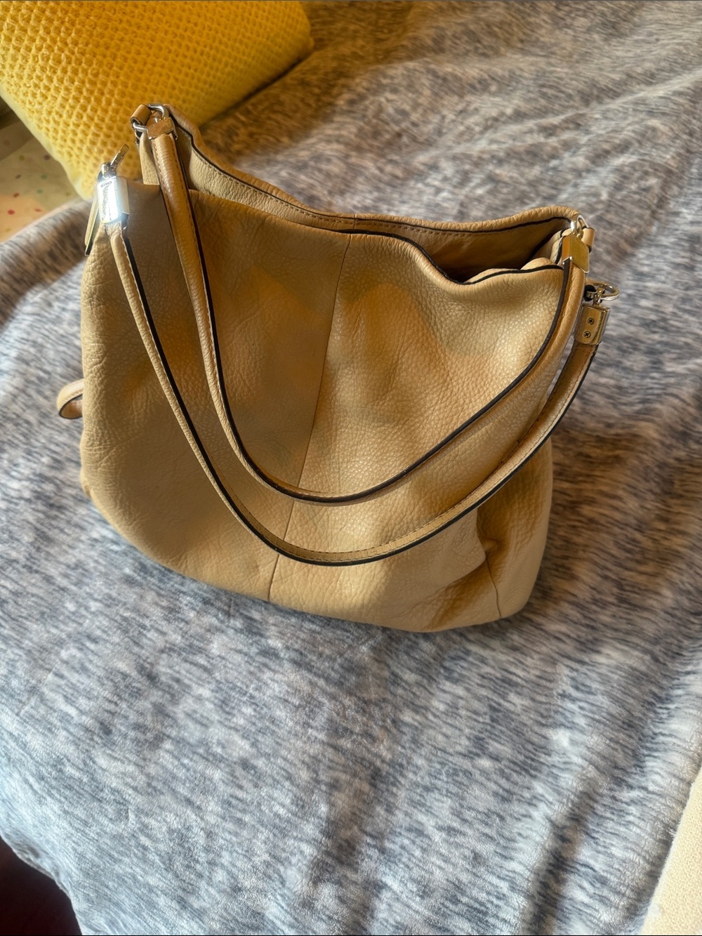 Coach Madison Phoebe Slouchy Bag in Tan